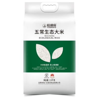 裕道府 五常生态大米（双层袋真空装）2.5kg  06.01.145