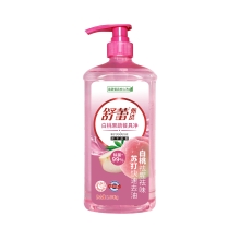 舒蕾波卡莉香白桃果蔬餐具净1.008kg(电商盖+泵头）*1瓶