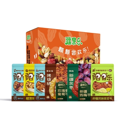 疆果乐疆果果新疆印象·坚果盛宴礼盒(中号B款）1750g
