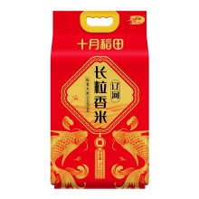 十月稻田 东北大米 辽河长粒香5kg