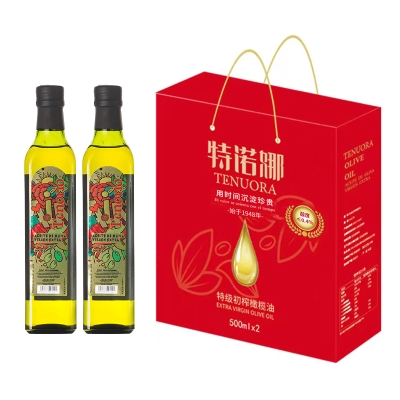 特诺娜特级初榨橄榄油500ML(金标）*2