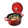 申魔红色恋人珐琅铸铁汤锅SC22K68