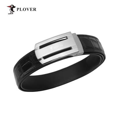 PLOVER香港啄木鸟高端鳄鱼肚皮腰带皮带腰带礼盒GDE36AK34-BA-G1