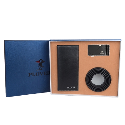 PLOVER香港啄木鸟钱包皮带套装礼盒 GD820004-2A