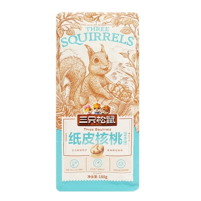 三只松鼠草本味纸皮核桃180g