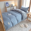 罗曼罗兰全棉三件套  简单生活-兰灰