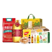 胡姬花/乔府大院/半亩川/海天/丽芝士-粮油调味饼干心意福致组合