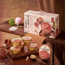 十二夏天甜品季陈皮莲子红豆沙165g/碗，6碗/盒