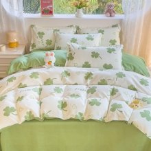 罗曼罗兰加厚磨毛印花四件套  芸草香