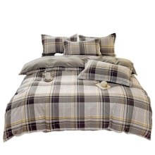 罗曼罗兰加厚磨毛四件套 东时区-灰