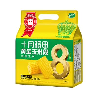 十月稻田黄金玉米段800g