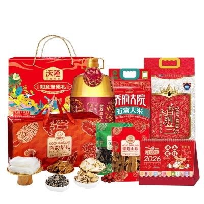 沃隆/半亩川/乔府大院/香纳兰/胡姬花-米油干货坚果缤纷映象Ⅰ组合