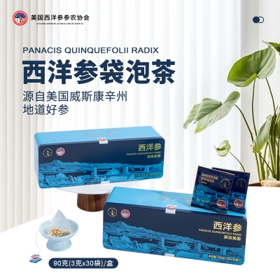 美国西洋参参农协会西洋参袋泡茶90克（3g*30袋）