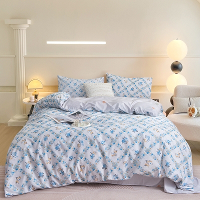 罗曼罗兰加厚磨毛四件套 轻语繁花TJ006