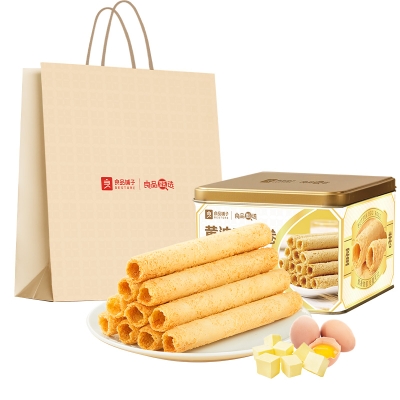 【良品铺子】 黄油蛋卷318g