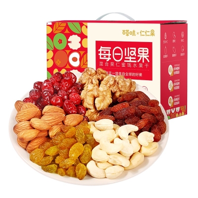 【百草味】 每日坚果752g