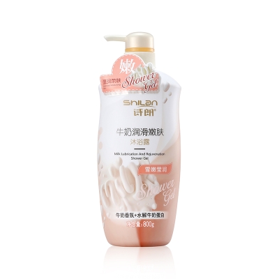 诗朗牛奶润滑嫩肤沐浴露800g SLMY800G2087