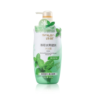 诗朗薄荷冰爽健肤沐浴露800g SLMY800G2090