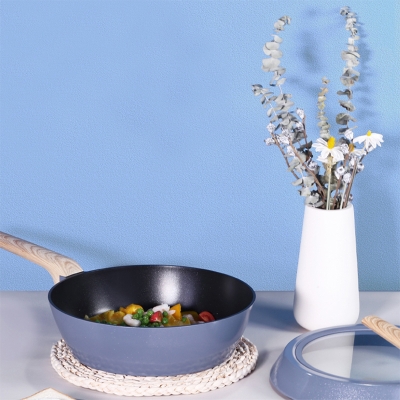 炊大皇倾城压铸系列炒锅28cmB50342